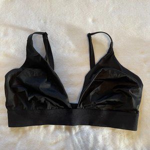 Glacé Triangle Bra - Black - Wirefree - 34D 34DD 36C 36D